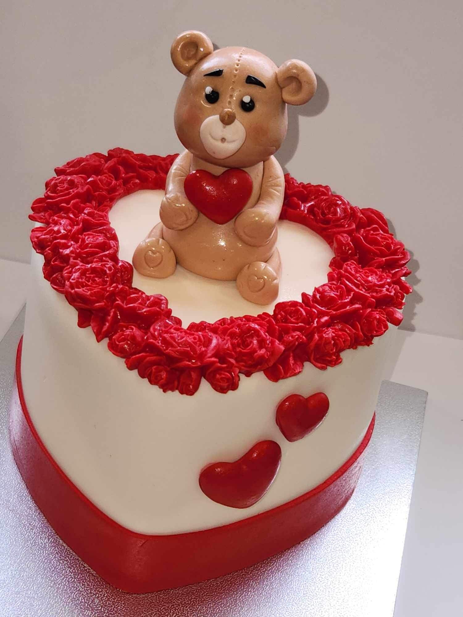 Gift Boxed Heart Cake
